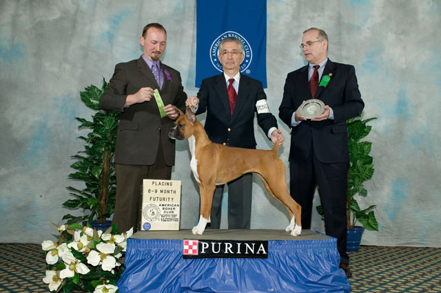 Abbey placing 3rd in futurity, ABC 2007